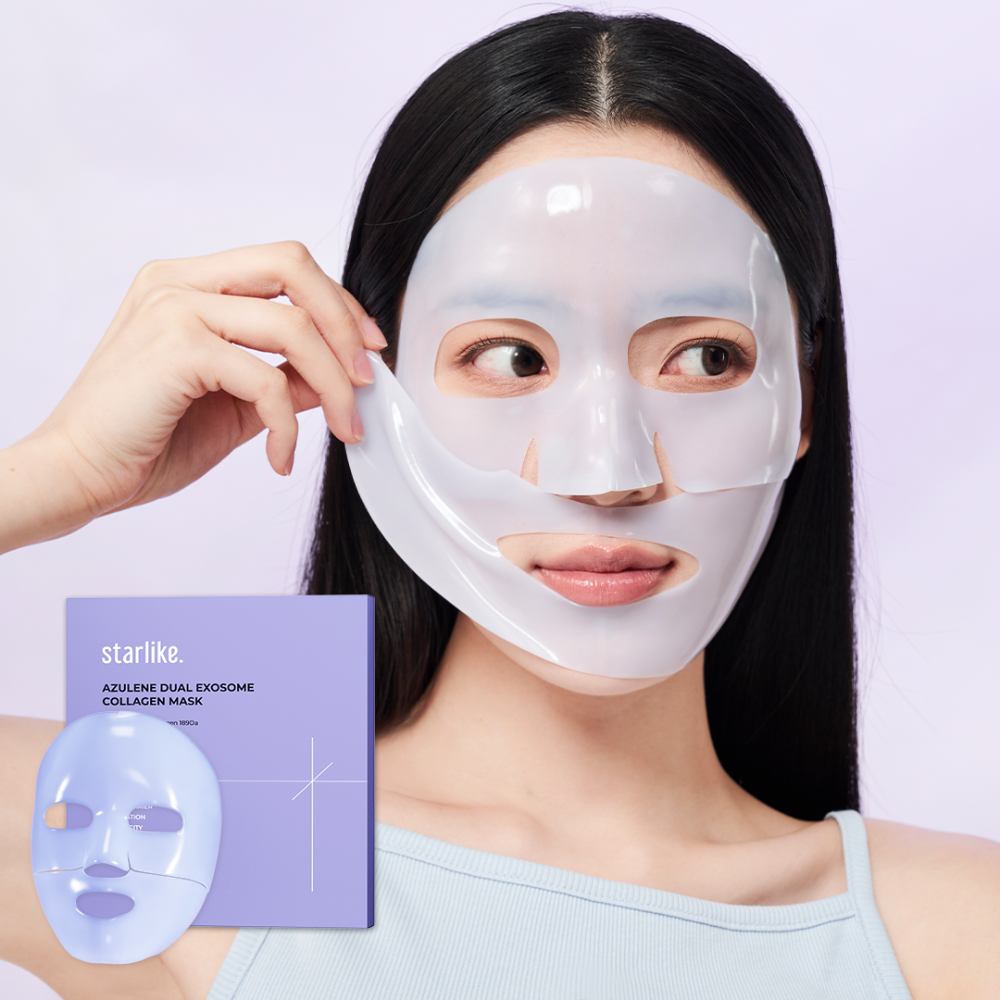 Mặt nạ phục hồi chuyên sâu AZULENE DUAL EXOSOME COLLAGEN MASK – Công nghệ trẻ hoá da cấp tốc - Ảnh 2