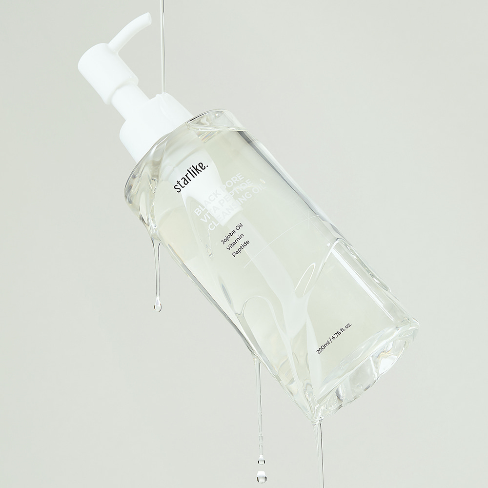 Dầu tẩy trang dưỡng ẩm sáng da BLACK PORE VITA PEPTIDE CLEANSING OIL 200ml – Phương pháp làm sạch chăm sóc da - Ảnh 4