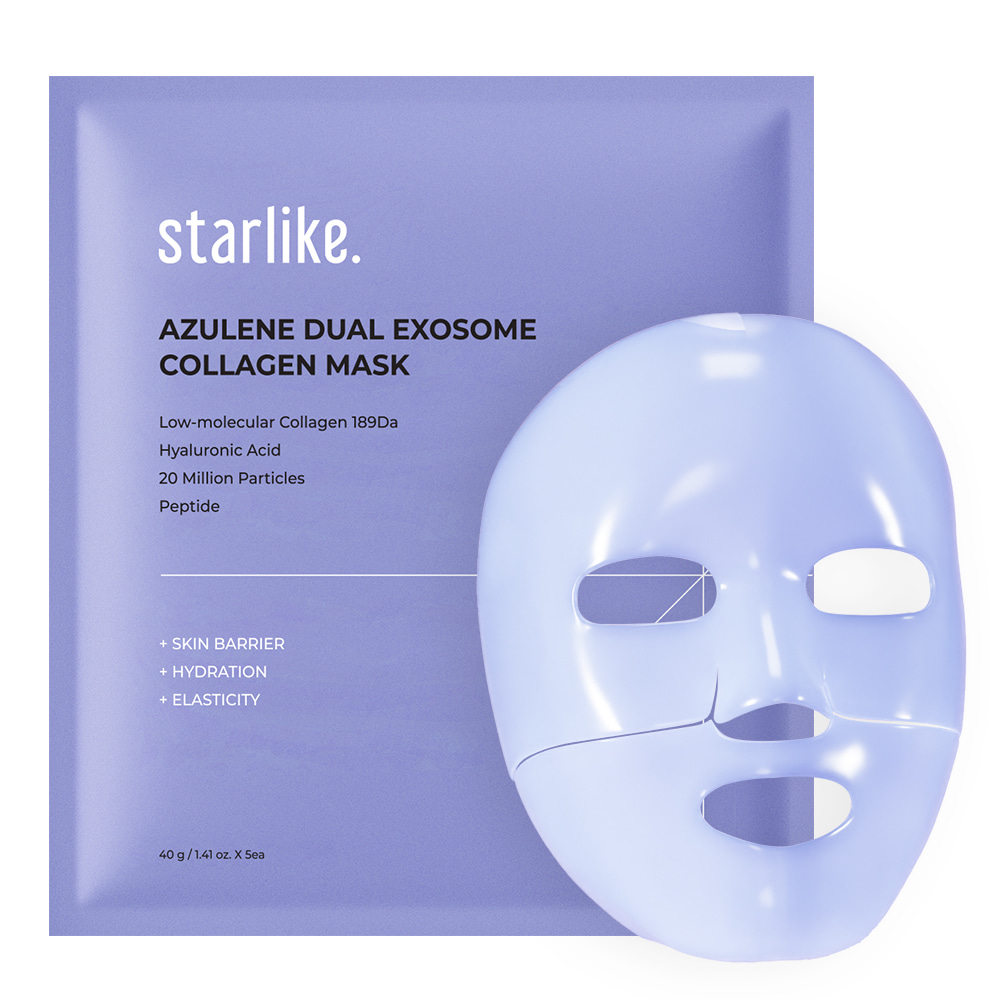 Mặt nạ phục hồi chuyên sâu AZULENE DUAL EXOSOME COLLAGEN MASK – Công nghệ trẻ hoá da cấp tốc - Ảnh 5